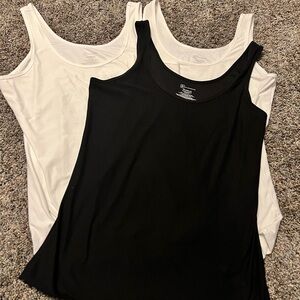 No Boundaries Black and White Tank Tops set of 3